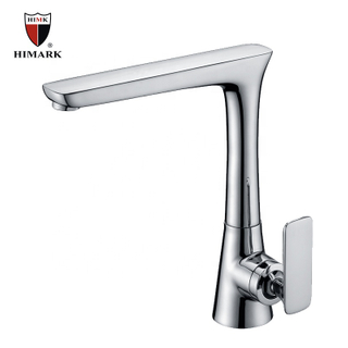 HIMARK chrome polished brass deck mounted kitchen sink faucet