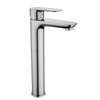 Chrome single handle vessel sink faucet for bathroom